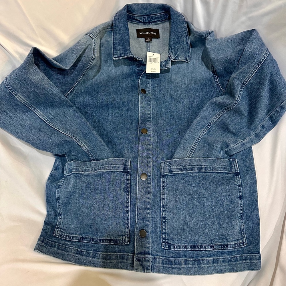 Michael Kors Light Blue Denim Jacket